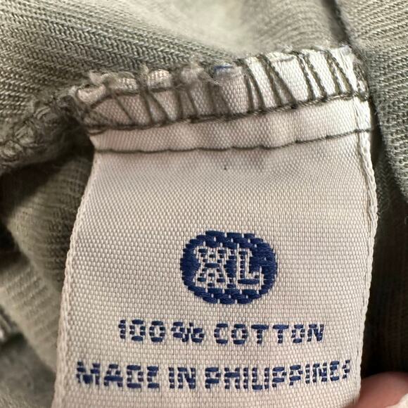 Levi's Shirt Mens XL Button Up Two Horse Brand Army Green Long Sleeves Collared - Picture 7 of 8